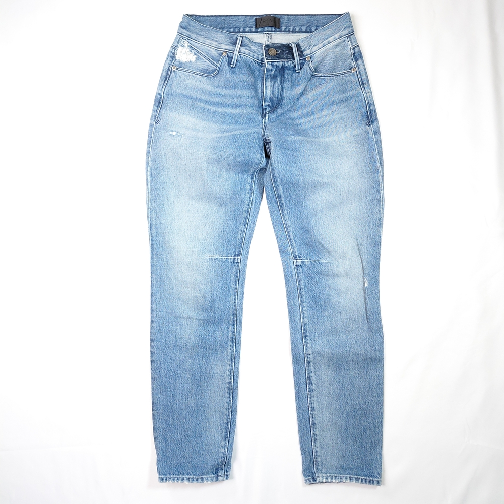 RtA Women's Jeans Midrise Tapered Leg 100% Cotton Blue EU-24